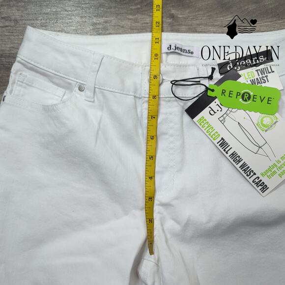 d.jeans Twill High Waist Crop Jeans Size 6 - Picture 4 of 6